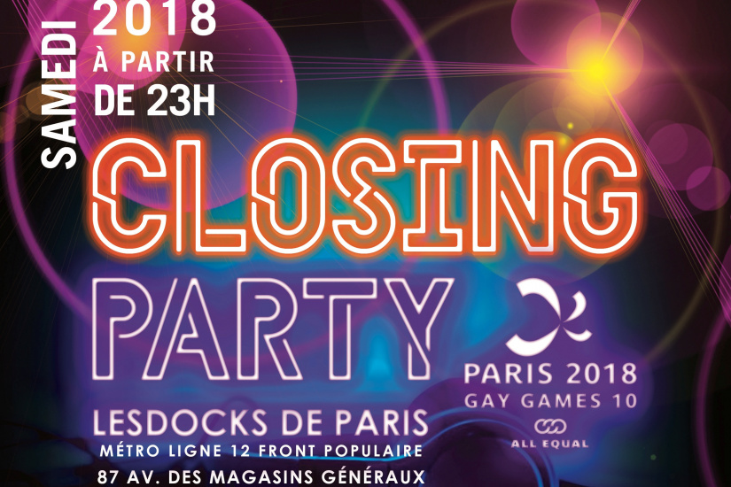 Gay Games 2018 Paris closing party